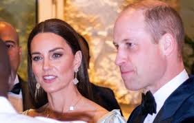 The Duke and Duchess of Cambridge attended a reception in Nassau