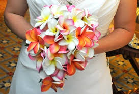 How to make paper bouquet of plumeria from printer paper, so easy. Beautiful Silk Flowers For Unforgettable Wedding Plumeria Bouquets