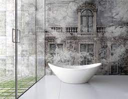 Modern wallpaper designs waterproof ideas for bathroom wall. How To Choose Bathroom Wallpaper Types Pros And Cons Design Ideas