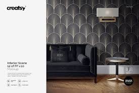 Interior Scene Mockup 12 Ffv 10 Interior Graphic Design Portfolio Print Mockup