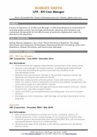 Rn Case Manager Resume Samples Qwikresume