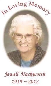 Jewell Fraley Hackworth (1919-2012)
