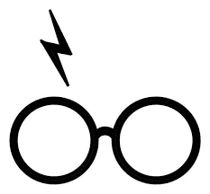 Harry Potter Glasses Scar Embroidery File Harry Potter Symbols Harry Potter Stencils Harry Potter Stickers