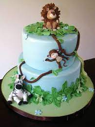 Jungle Baby Shower Cake Jungle Baby Shower Cake Animal Baby Shower Cake Animal Cakes
