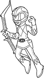 Ausmalbilder Power Rangers Schön Green Power Ranger Coloring