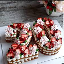 Yes Or No Number Cake By Alina Tort Azov My Number Cake Recipe On My Blog Https Amourducake Com Blogs News In 2020 Number Birthday Cakes Number Cakes Cake Recipes