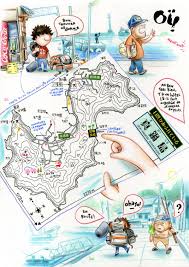 Manabe Shima C Florent Chavouet Cartes Illustrees Art Carte Carnet De Croquis