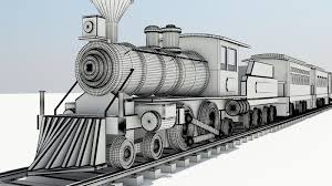 3d Model Of Wood Toy Train Trens Arte Em Madeira Brinquedos