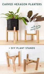 May 25, 2021 · modern marble plant stand. Diy Carved Hexagon Planter With Plant Stand Diy Plant Stands Wooden Diy Wood Projects