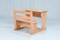 Montessori Tisch Und Sitzbank Mit Lehne Etsy Step Stool Furniture Home Decor