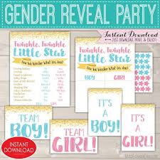 Looking for a sweet song to sing your little one to sleep? Twinkle Little Star Gender Reveal Kit Old Wives Tale Poster Team Signs Voting Board Madi Loves Kiwi Digital Downloads