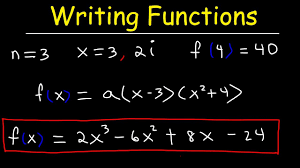 Writing Polynomial Functions With Given Zeros Youtube