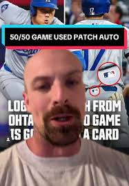 Shohei Ohtani's Rare 50/50 Game Used Patch Auto Card Revealed