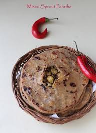 Mixed Sprout Paratha Recipe How To Make Sprout Paratha Recipe Paratha Recipes Paratha How To Make Sprouts