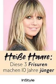 Mit der richtigen frisur ist das gar kein . Heisse Haare Diese 3 Frisuren Machen 10 Jahre Junger Mittellange Haare Frisuren Einfach Frisuren Fur Lange Haare Anleitung Frisuren