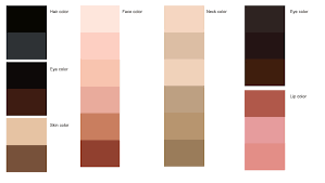 Skin Tone Color Palette Q House Pl