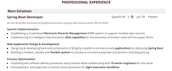 Do you want to enrich your career by learning spring boot? Spring Boot Resume Complete 2021 Guide With 10 Section Wise Examples