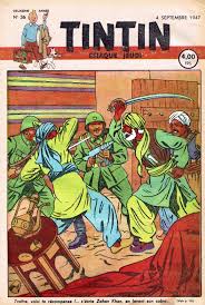 Le Journal De Tintin Edition Belge N 50 1947 36 Jeudi 4 Septembre 1947 Couverture Edgar P Jacobs Tintin Bandes Dessinees Vintage Herge