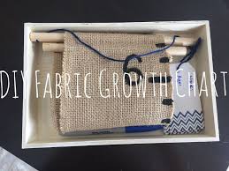 Diy Fabric Growth Chart Growth Chart Fabric Growth Chart