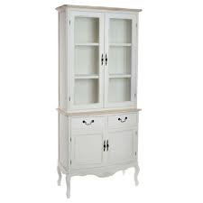 Credenza vetrina nera in legno di abete e rovere, stile shabby chic con lavorazione e finitura anticata. Credenza Con Vetrina Provenzale Arredamento Provenzale Online