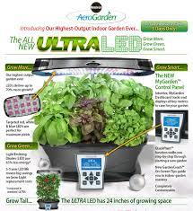 Introducing The New Aerogarden Ultra Led The Future Of Gardening Just Got Brighter Check It Out Http Www Aero Aerogarden Indoor Garden Room With Plants