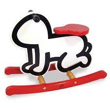 keith haring rocking chair white baby rocker keith haring rocking horse