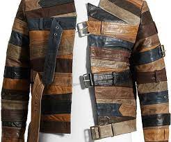 Maison Martin Margiela Leather Belt Jacket Mmm H M Dust Bag Hanger Ebay Belted Jacket H M Men Jackets