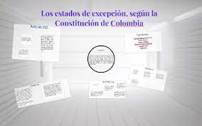 Este concepto de teoría política fue acuñado por el jurista alemán carl schmitt, constituido como la situación extrema del estado. Los Estados De Excepcion Segun La Constitucion De Colombia By Luz Karime