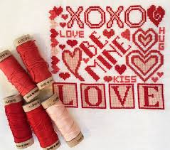 Ribbon embroidery cross stitch embroidery embroidery patterns cross stitch designs cross stitch patterns valentine crafts valentines humble heart fabric hearts. Five For Friday Valentine S Day Cross Stitch Auribuzz