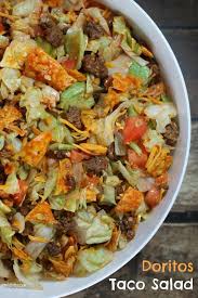 Doritos Taco Salad Recipe 10th Birthday Party Taco Salad Doritos Taco Salad Recipes Mexican Food Recipes