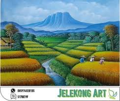 Lukisan pemandangan sawah yang indah ini dibuat oleh orang indonesia. Gambar Pemandangan Sawah Padi Yang Mempersonakan Dan Mesti Awak Semua Lawati Tempat Menarik