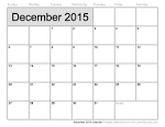 December calendar