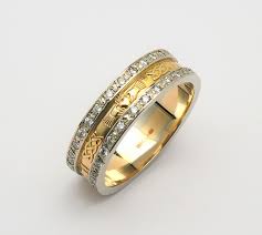 Browse our engagement rings and bridal sets to find the ring of your beloved's dreams. Ladies Claddagh Diamond Wedding Band In 14k Gold Fallers Com Fallers Irish Jewelry