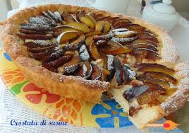 300 g di farina bianca; Crostata Di Susine Il Fuoco Acceso