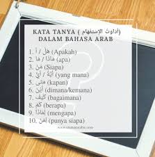 Membuat kalimat tanya dalam bahasa arab cukup sederhana dan mudah. Belajar Bahasa Arab Home Facebook