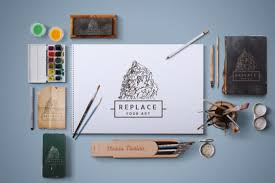 We draft a compelling blurb to get you started. Art Equipments Scene Mockup Generator Mockup World