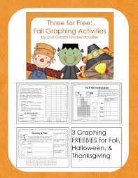 Three For Free Fall Graphing Activities Graphing Activities Second Grade Math Third Grade Math