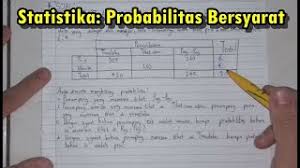 Lengkap disertai gambar contoh soal statistik probabilitas dan jawabannya pdf. Cara Mengerjakan Soal Tentang Probabilitas Bersyarat Statistika Youtube
