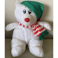 Vtg Polar Bear Plush