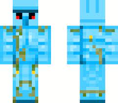 They have a simmilar ai to an iron golem, . Diamond Golem Minecraft Skin