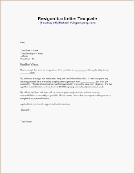 Sample resignation letter 2 week notice. Letter Of Resignation Template What Should You Write Resignation Letter Sample Formal Resignation Letter Sample Resignation Template