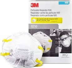 3m 8210 N95 Particulate Respirator Face Mask Age Group Suitable For All Ages Price 10 Usd Box Id 6350707