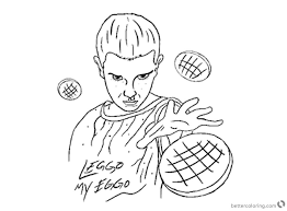 It cannot be denied that this activity can stimulate the imagination of children, as well as children's media to learn colors and shapes. Christmas Stranger Things Coloring Pages Coloring And Drawing