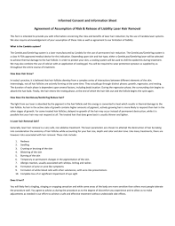 It effectively treats all skin types, including tanned skin, offering unmatched treatment capabilities in permanent hair reduction, leg veins and facial veins. Informed Consent And Information Sheet Agreement Of Assumption