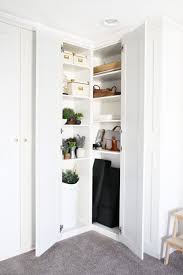 Home Creating Built In Office Storage With The Ikea Pax System Organized Office Home Office Organizati Ikea Pax Ikea Pax Corner Wardrobe Home Office Storage