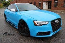 Olympic Blue Audi S5 Vinyl Car Wrap Car Wraps In Toronto Montreal Fort Lauderdale Restyleit Ca Audi S5 Audi Dream Cars