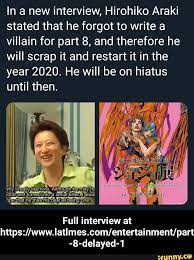 Le terme désigne plutôt la cible éditoriale du manga. In A New Interview Hirohiko Araki Stated That He Forgot To Write A Villain For Part