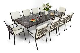 All crafted from stylish dark wood. Outdoor Dining Outdoor Dining 10 Seater