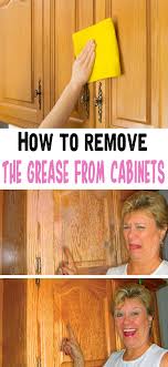 How To Remove The Grease From Cabinets Cleaning Cabinets Cleaning Hacks Clean Dishwasher