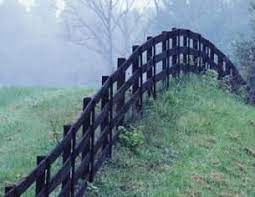 Split rail fences add rustic charm to your home and small farm. How To Build A Fence On A Slope Building A Fence Backyard Fences Sloped Yard